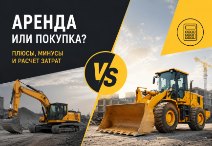 Что выгоднее: арендовать спецтехнику или покупать? Плюсы, минусы и расчет затрат