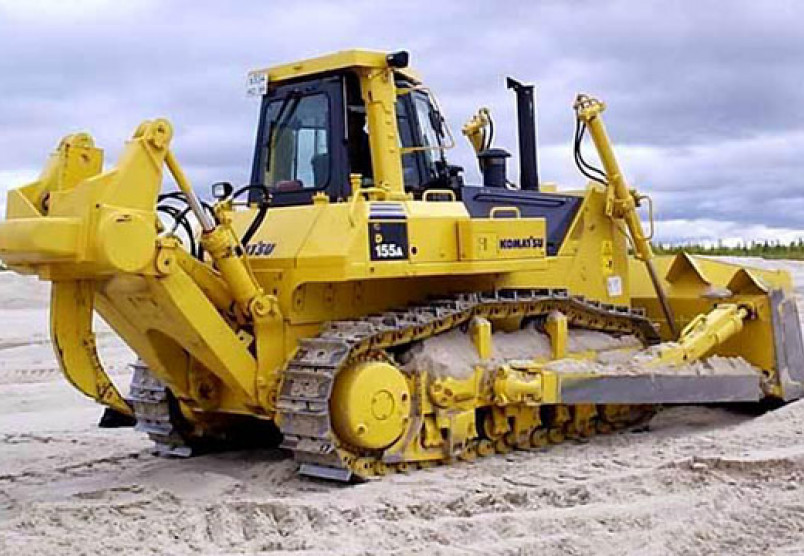 Аренда бульдозера Komatsu D155A-5 для тяжелых земляных работ в Москве и Московской области