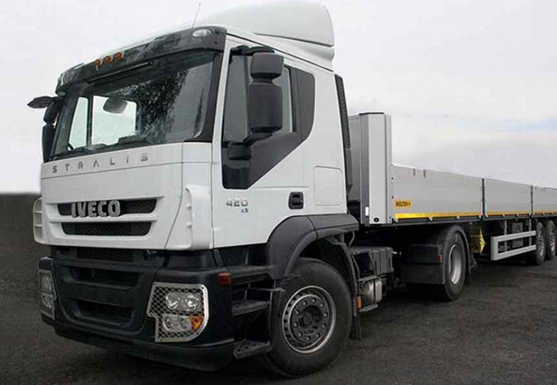 ШАЛАНДА “IVECO”, 14 ТОНН, 11.6 МЕТРОВ